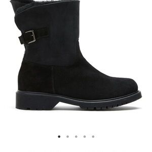 La CANADIENNE Black Suede Winter Boots